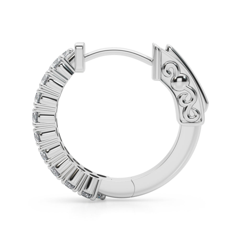 lab grown diamond double row vault lock