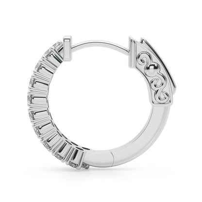 Lab Grown Diamond Double Row Vault Lock