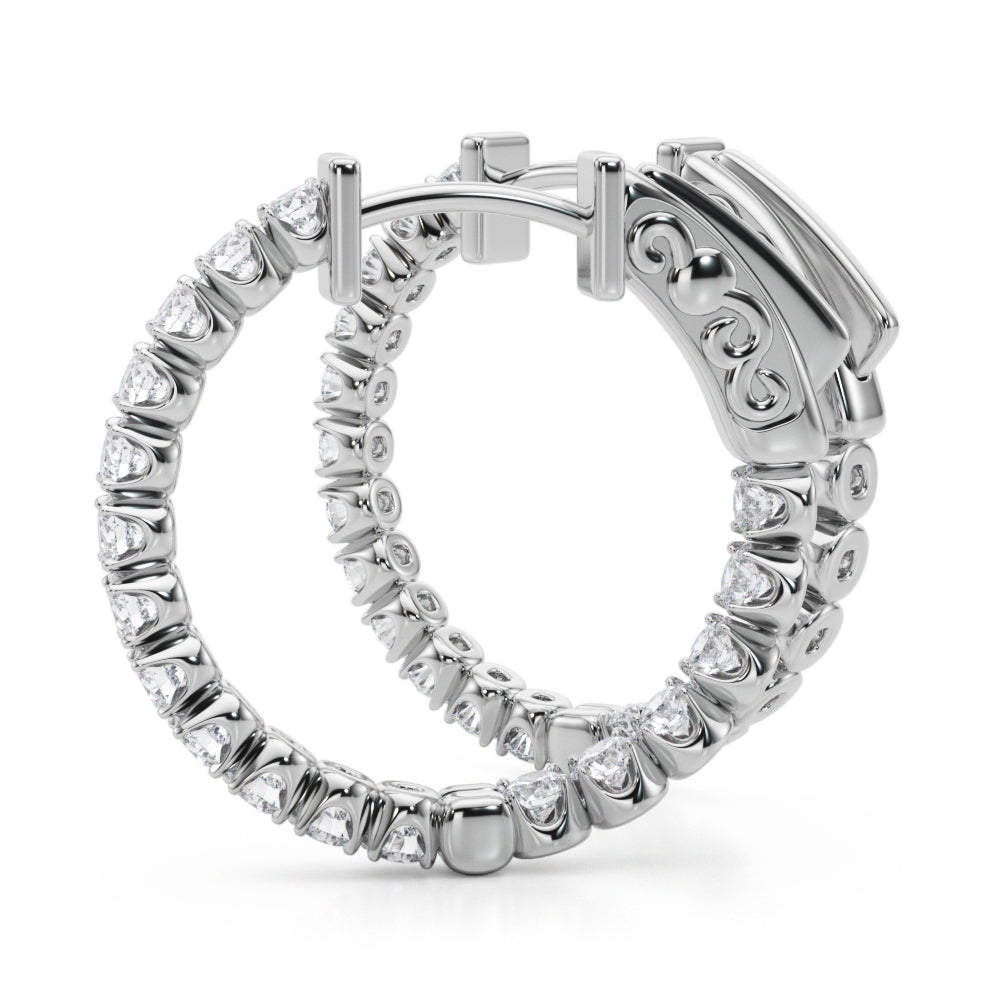 four prong round hoops