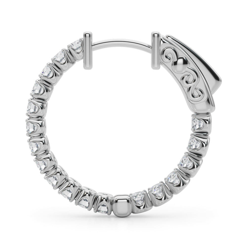 four prong round hoops