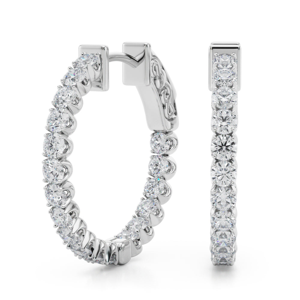 four prong round hoops