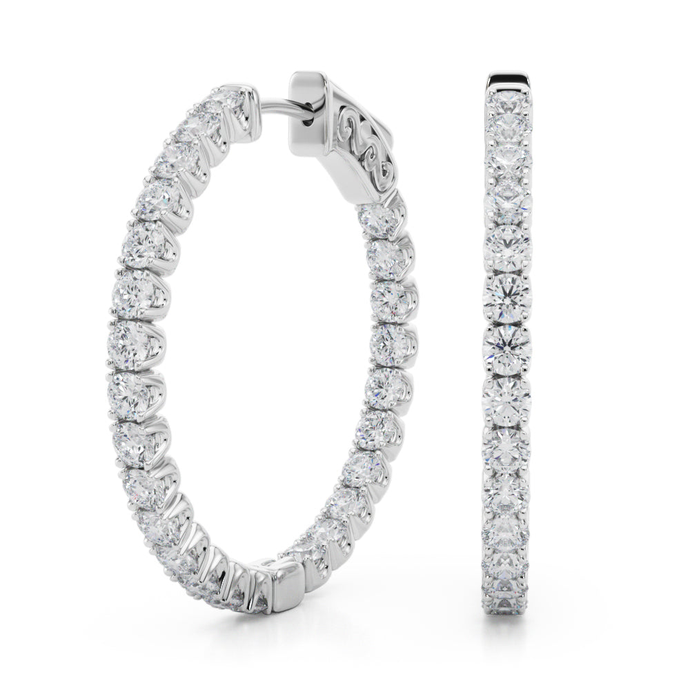 four prong round hoops