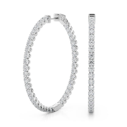 FOUR PRONG ROUND HOOPS