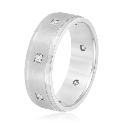 7MM HEAVY WT MENS BAND W/DIA