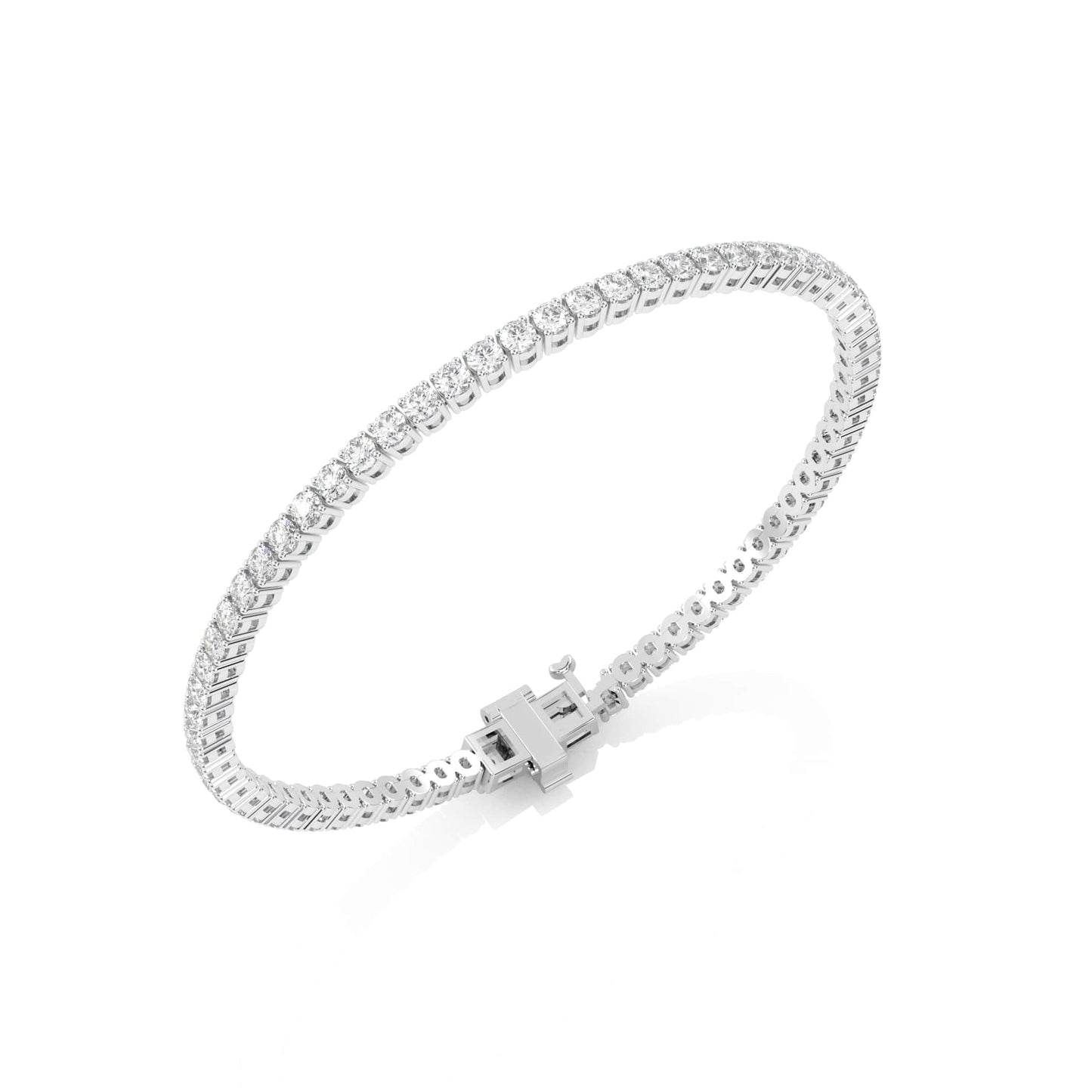 tennis bracelet 14k white gold